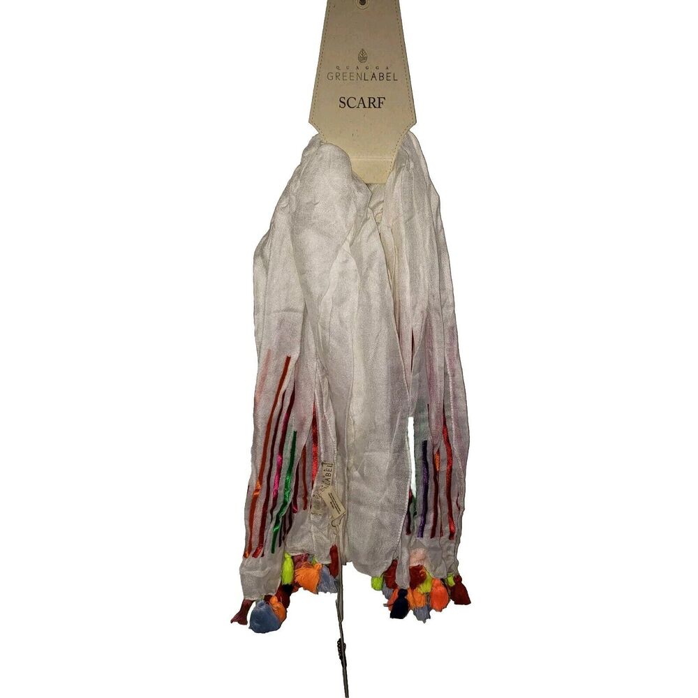 Quagga Greenlabel Multicolor Scarf & Bracelet Set NWT